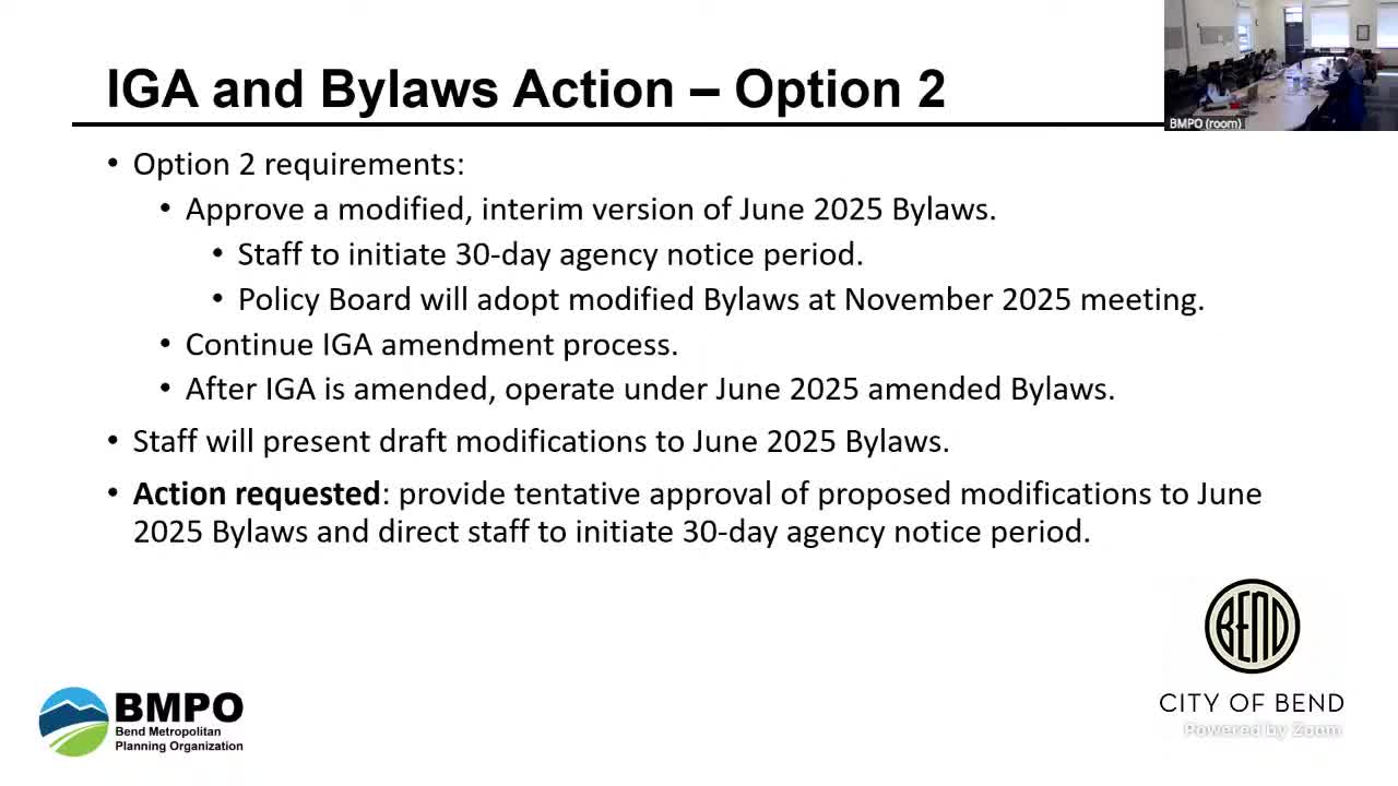 MPO briefs board on State Highway Fund call for projects; 10 applications under review