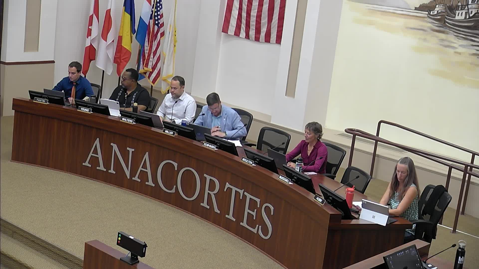 Anacortes presents draft 20‑year water system plan; consultants identify $142 million in planning‑level projects