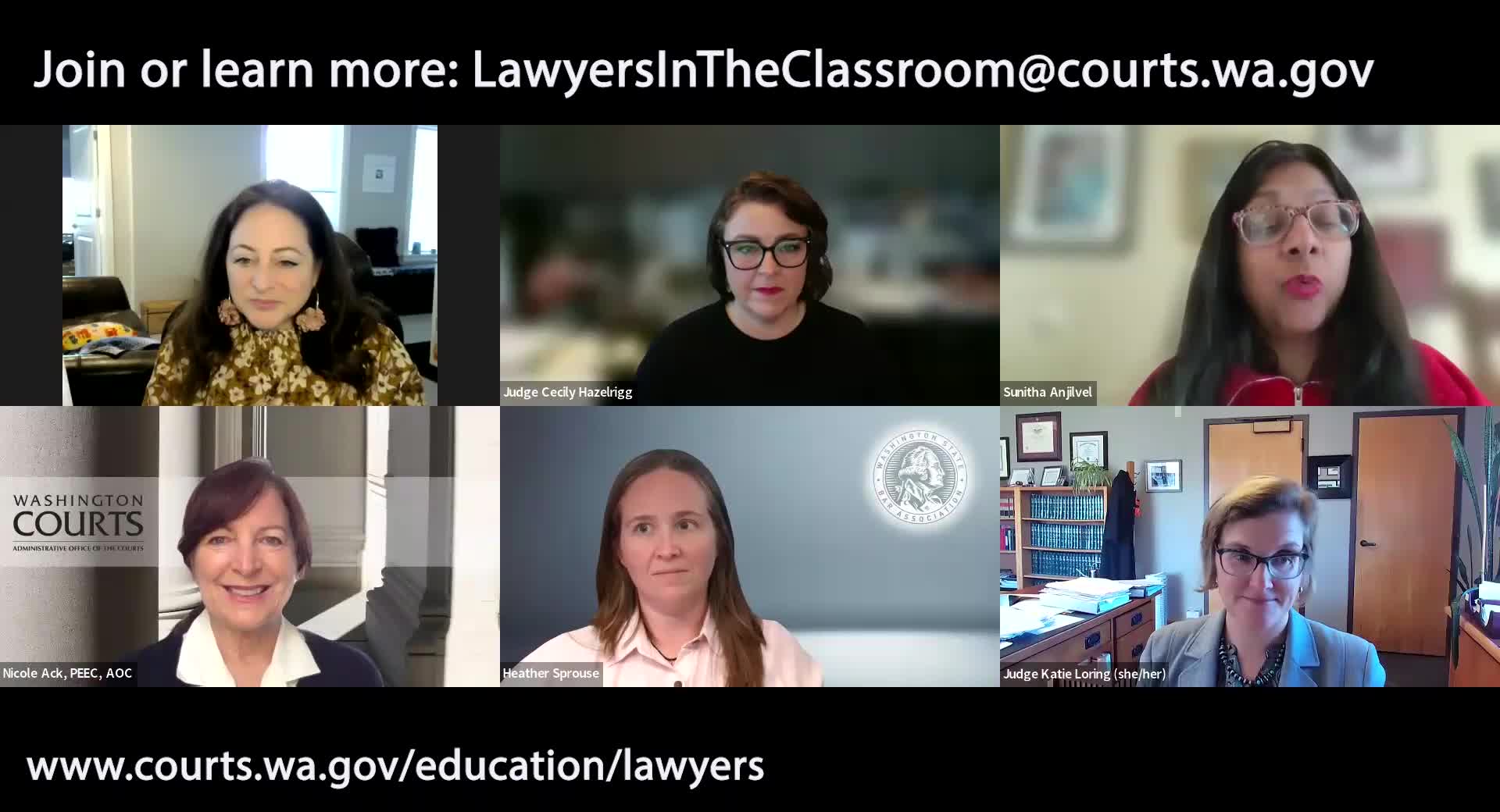 WSBA and state courts roll out Lawyers in the Classroom to expand civics education