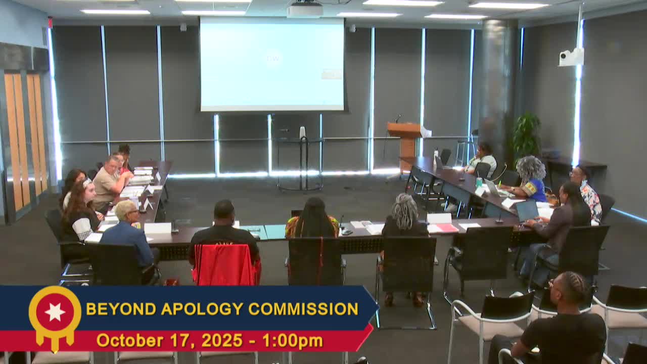 Commission seeks additional support after city funds travel for three commissioners to reparations symposium
