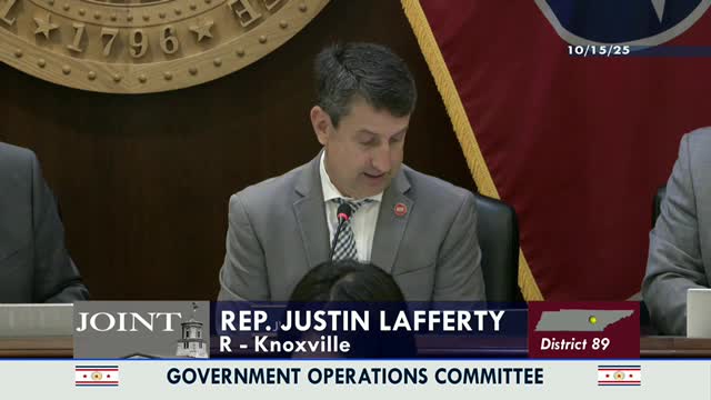 Committee votes: Government Operations committee advances multiple agency rules on Oct. 15, 2025