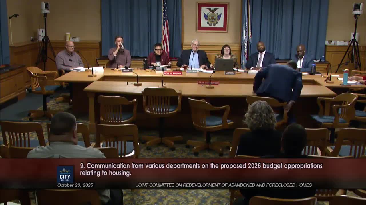 City attorney: active neighborhood-revitalization litigation, receiver actions pending; follow-up in judiciary committee recommended