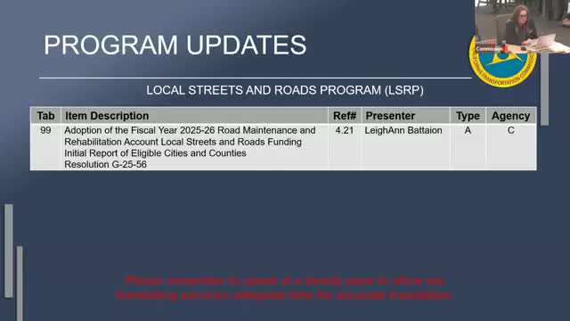 Tenants and advocates urge CTC to press Caltrans on SR‑710 sales process and Roberti Act compliance