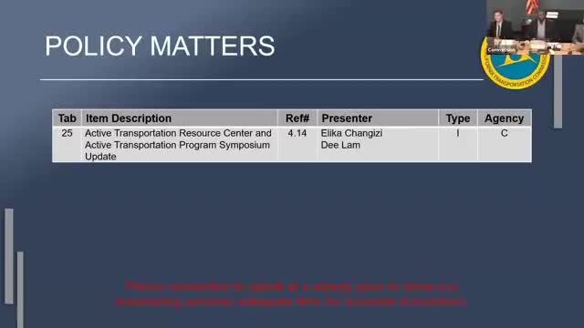 Caltrans outlines Active Transportation Resource Center work, previews October ATP Symposium