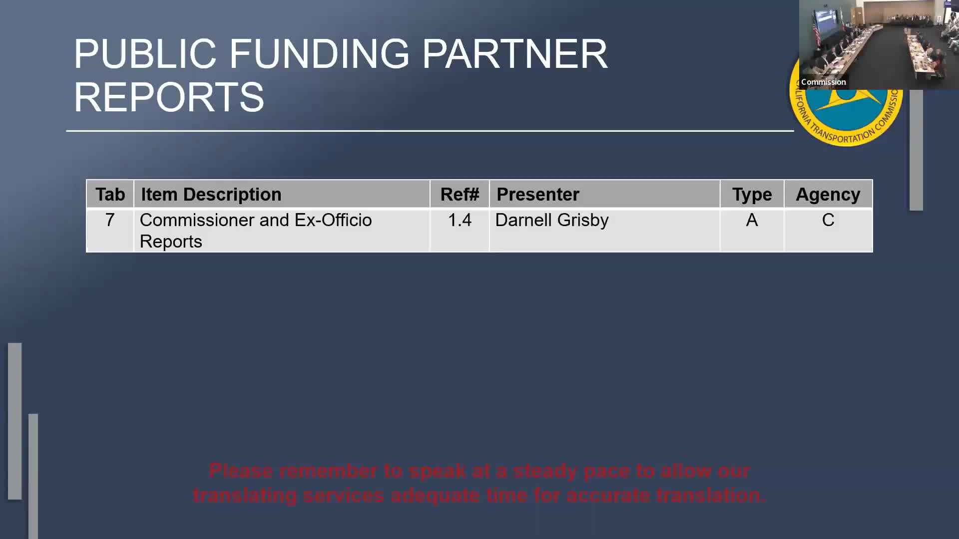 Tenants and advocates press CTC about alleged problems in SR-710 Caltrans home sale process