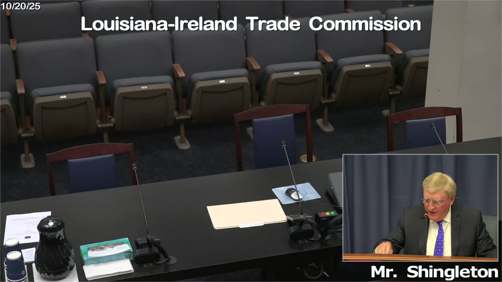 Louisiana-Ireland trade commission advances university, energy and forestry outreach; plans Washington event