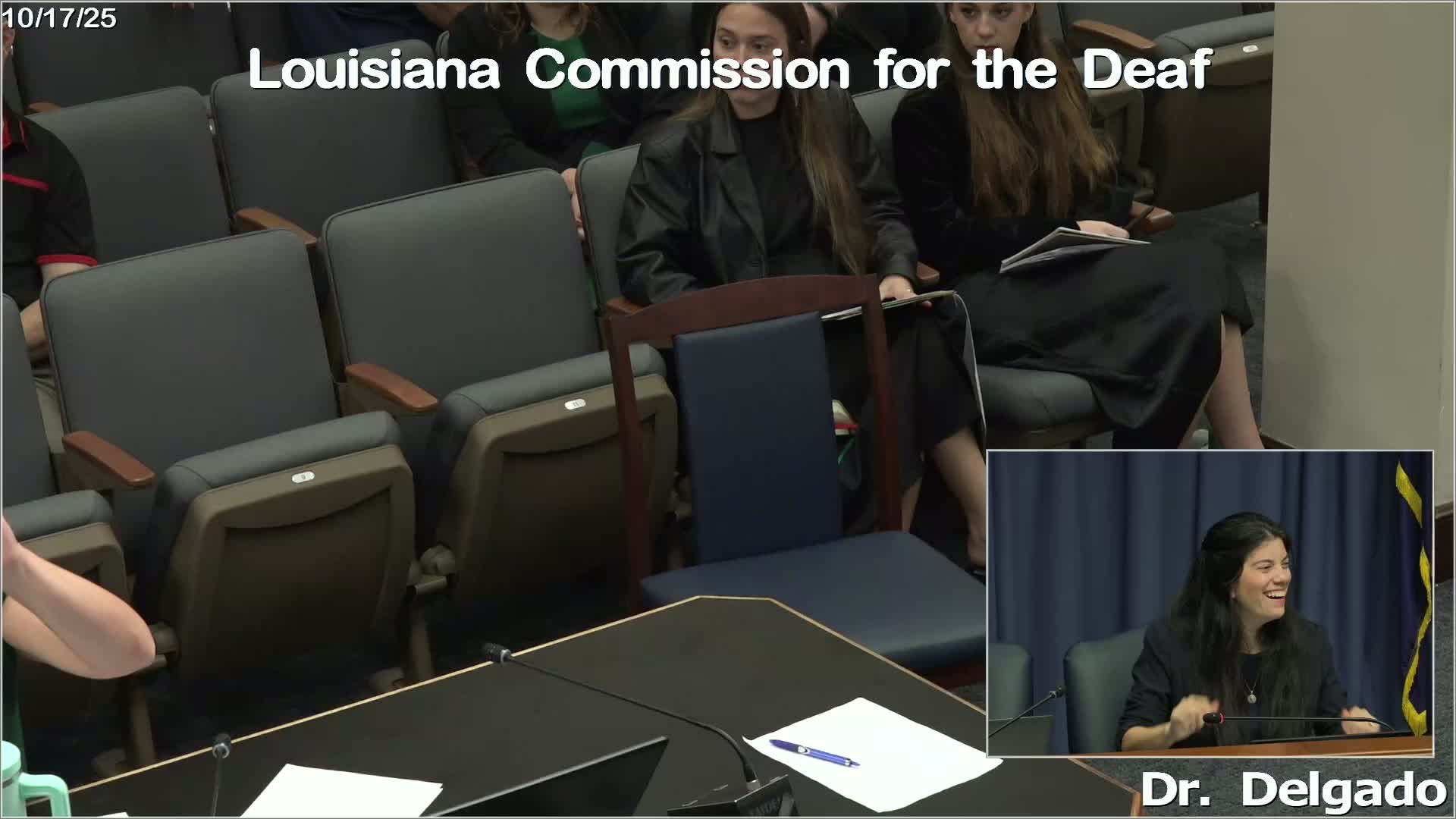 Louisiana Commission for the Deaf approves minimum qualifications, salary range and title change for interim director; board refines preferred degree language