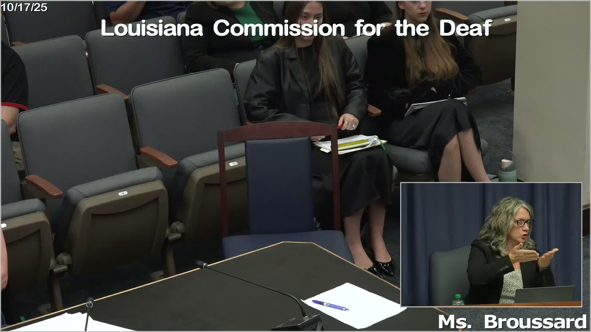 Louisiana Commission for the Deaf to open three statewide requests for information for regional support centers, communication access services and interpreter- 