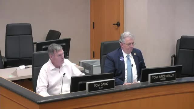 Council advances AEP maintenance-facility zoning case; two other zoning requests postponed