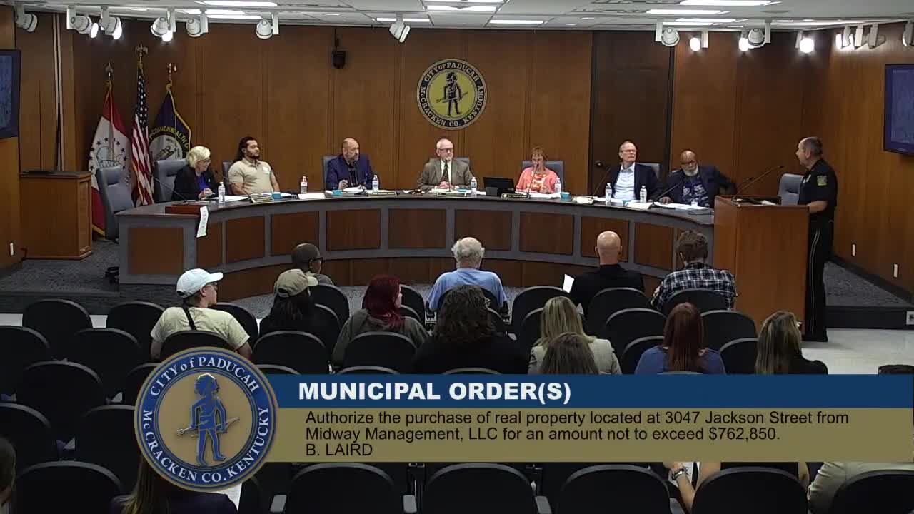 Paducah commissioners approve purchase of 3047 Jackson Street for future police station, contingent on environmental review