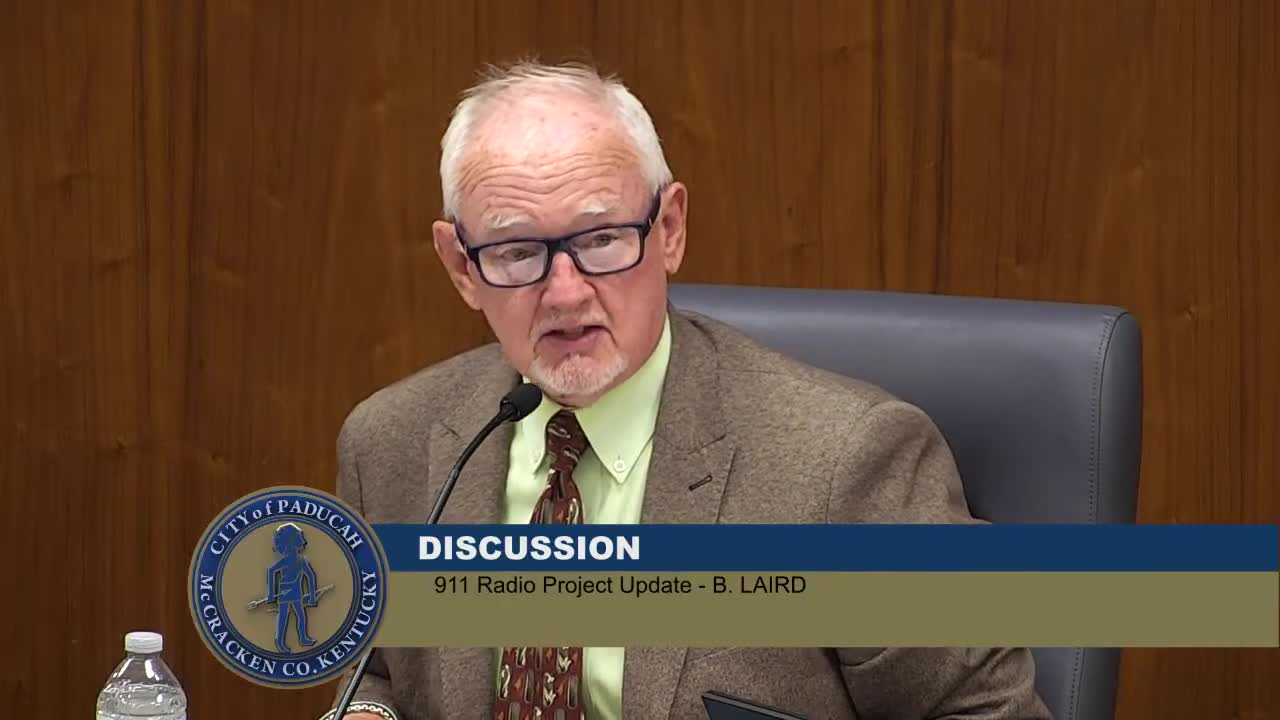 Paducah staff give timeline for new 9‑1‑1 radio system; go‑live expected Jan–Feb 2026