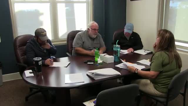Alfalfa County officials consider routine resolutions on bridge inspections, benefits, handbook and schedules