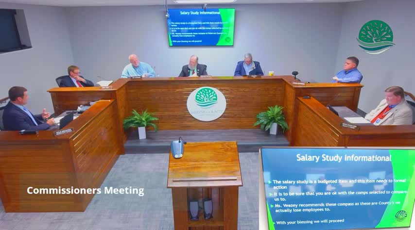 Commissioners discuss comparator group for county salary study as process begins