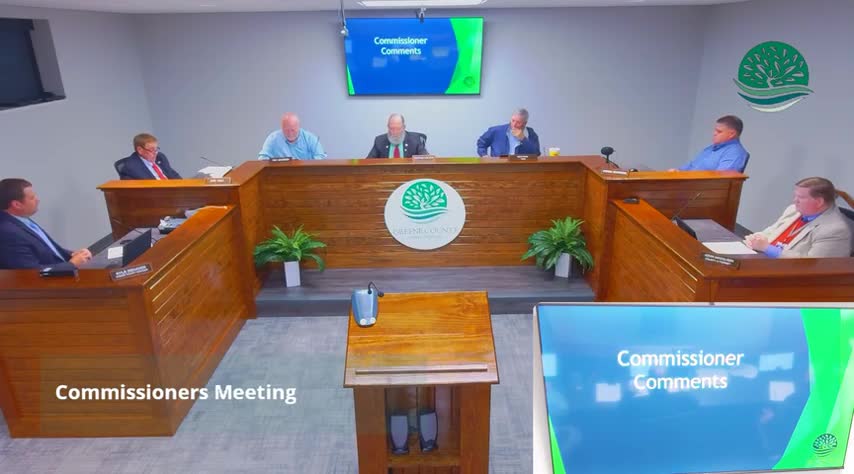 Commissioners share economic development news and community event announcements