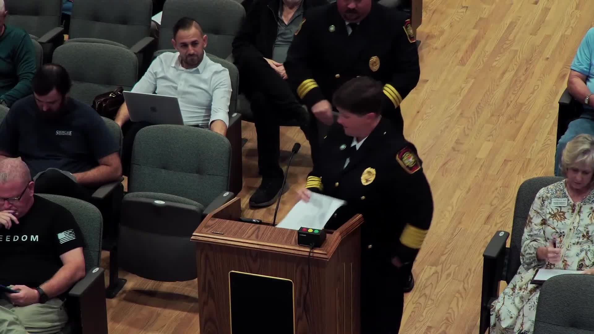 Pender County fire marshal highlights preventive programs and smoke alarm canvassing in Fire Prevention Month presentation