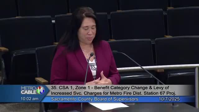 Board confirms higher service charge for Metro Fire District Station 67 after Proposition 218 process