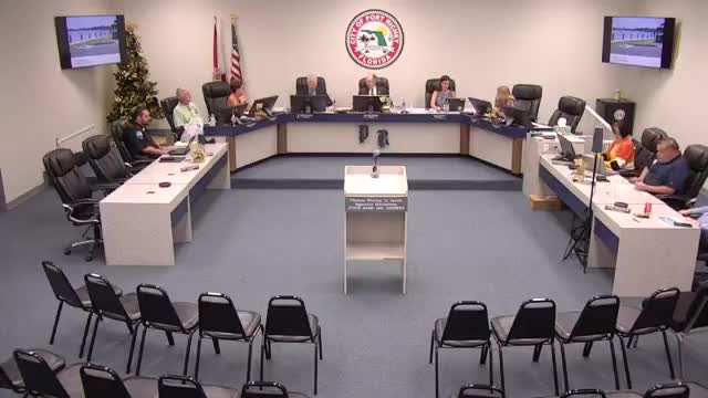 Port Richey adopts tentative FY 2025‑26 budget, sets millage at 6.29; manager signs stormwater grant application