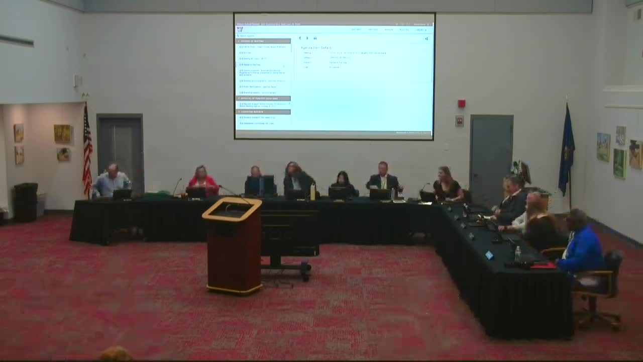 Wilson students present on summer trip to France; board approves summer England course and other field trips
