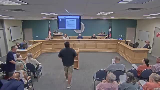 Council approves Com-Brown Harbor lighting contract and backs community-funded benches; sign location referred for study