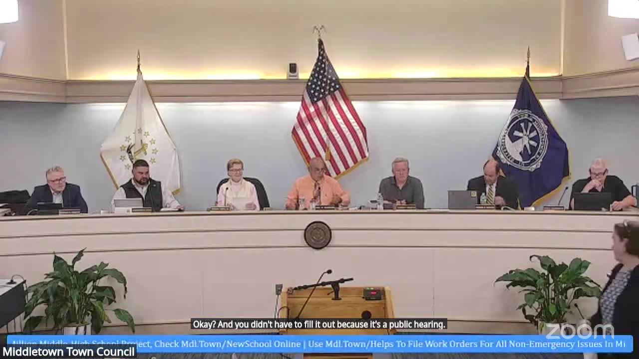 Middletown council refers proposed multifamily zoning change back to planning board for added design limits