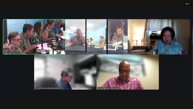 Hawaiian Homes Commission: quick rundown of key votes and approvals from Oct. 20 meeting