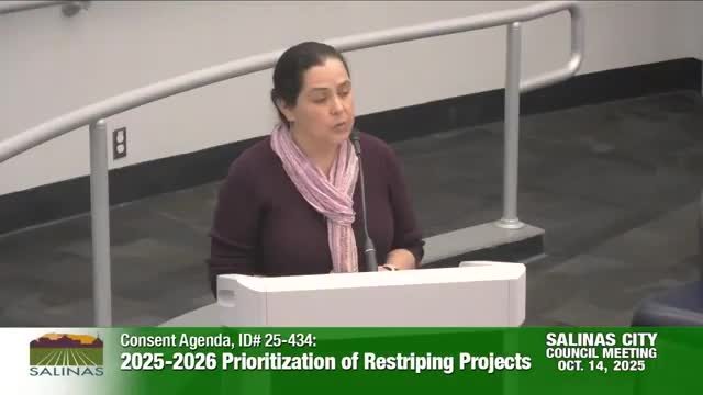 Council adopts 2025–26 re-striping priorities, directs staff to create formal policy