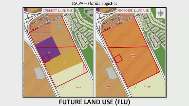 Commission approves Florida Logistics Center plan amendment and rezoning for 276.75-acre site