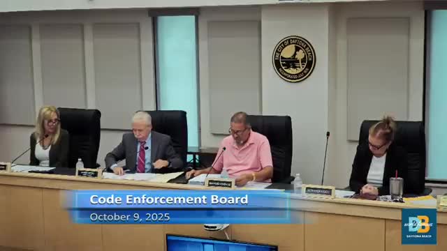Daytona Beach code enforcement board issues fines, grants extensions across multiple properties