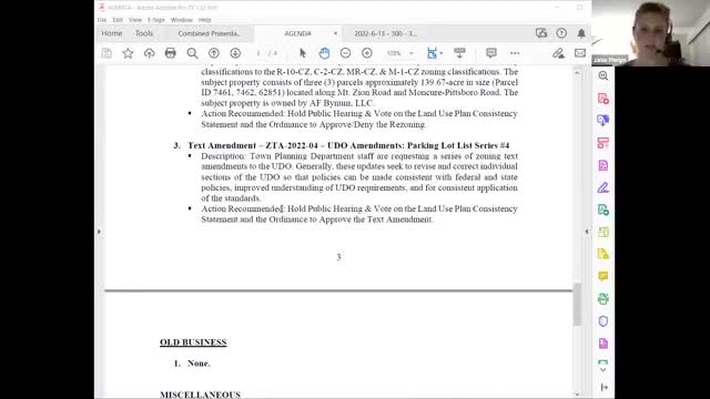 Commissioners approve Chatham Park Section 5.1 central townhomes preliminary plat