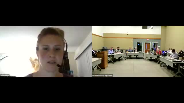 Pittsboro commissioners adopt a set of UDO text amendments; remove special‑use allowance for rail yards in residential zones