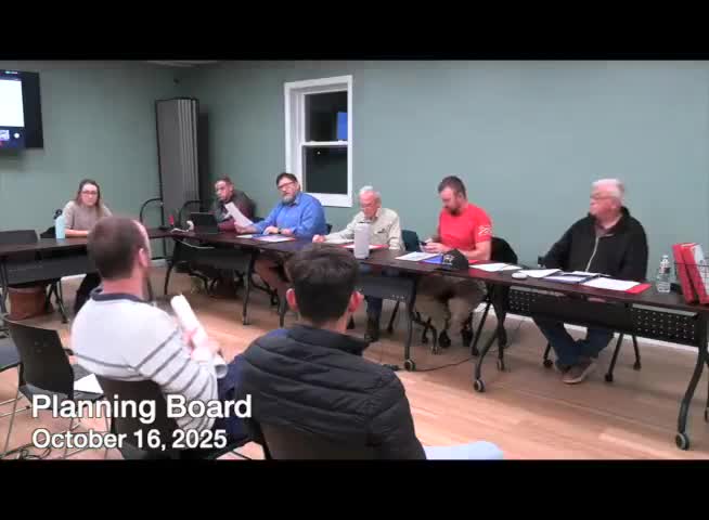 Planning board approves ANR lot reconfiguration for two Lombard Road parcels