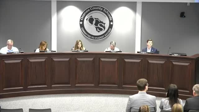 Oconee County Board recognizes staff and students; Oconee County Elementary describes second-to-third grade step-up day