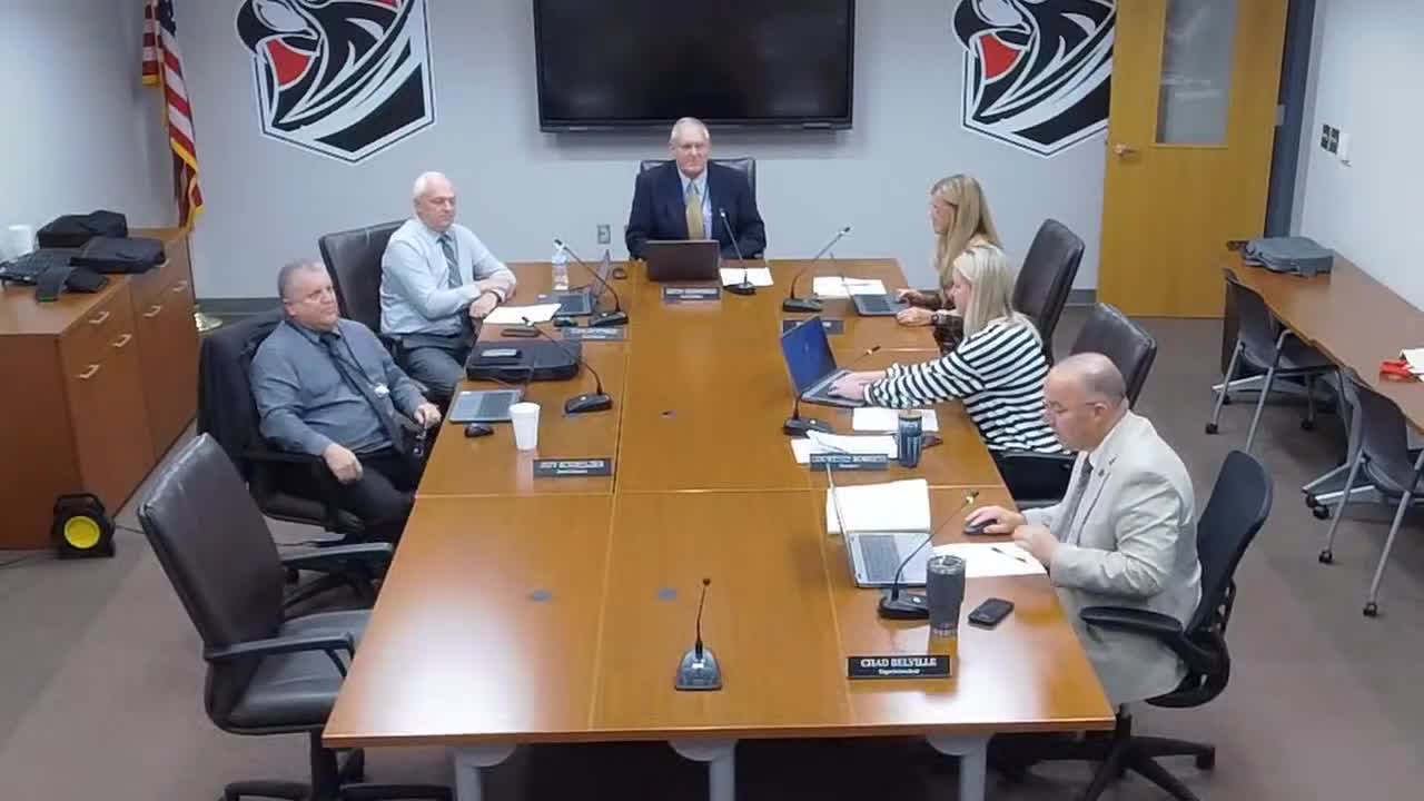Superintendent presents first reading of 55 policy revisions tied to budget bill; CTE weighting and gifted education still unresolved