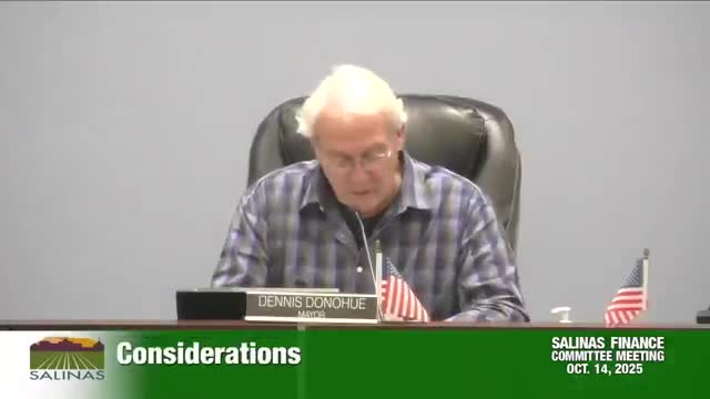Salinas finance committee hears Measure G update; staff begins renewal planning