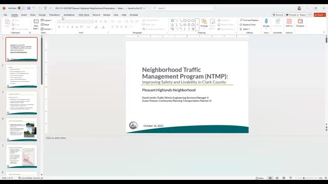 Clark County to launch Neighborhood Traffic Management Program in 2026 with $500,000 start-up funding