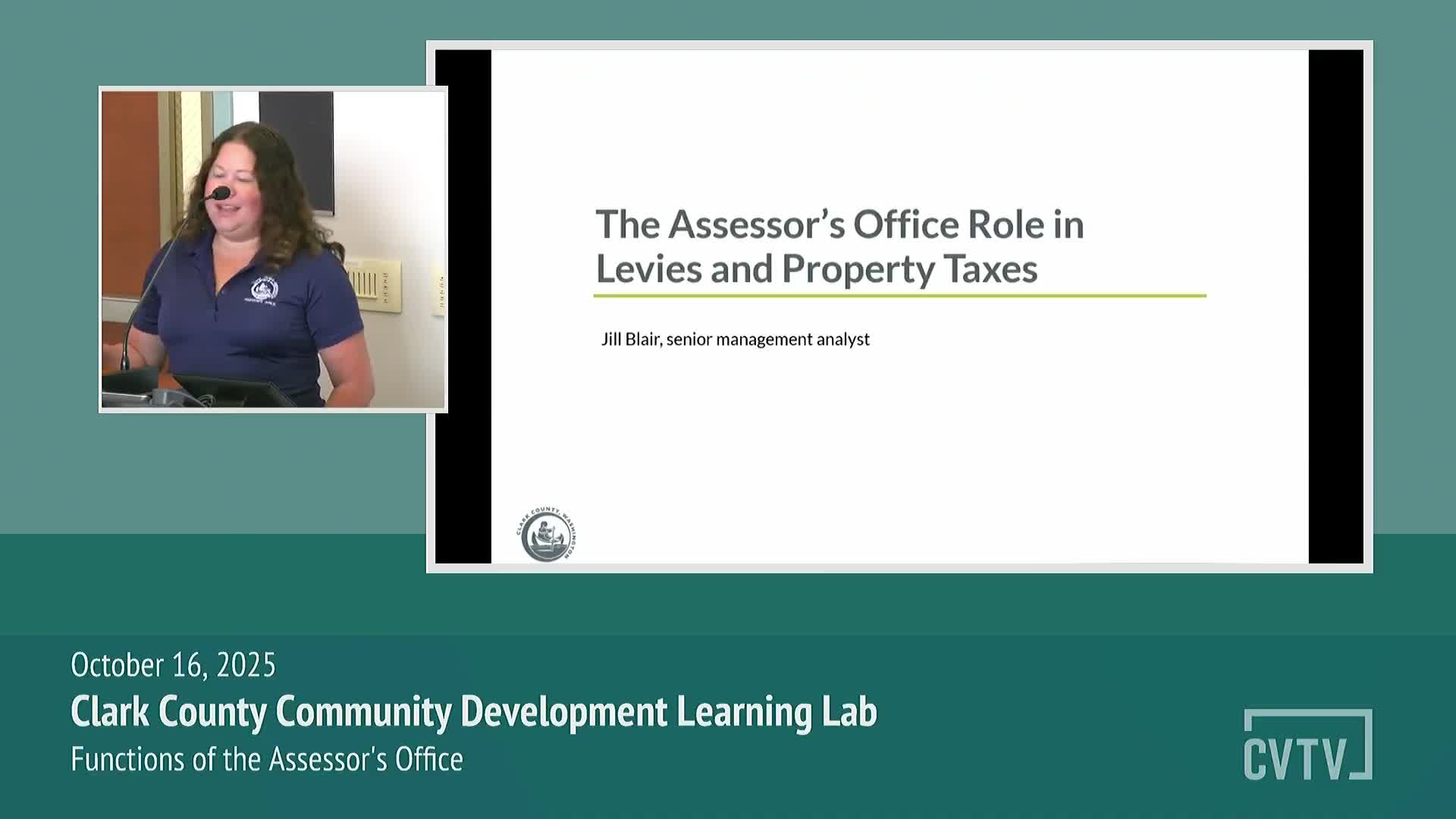 Clark County levy specialist outlines how taxing districts set levies and limits
