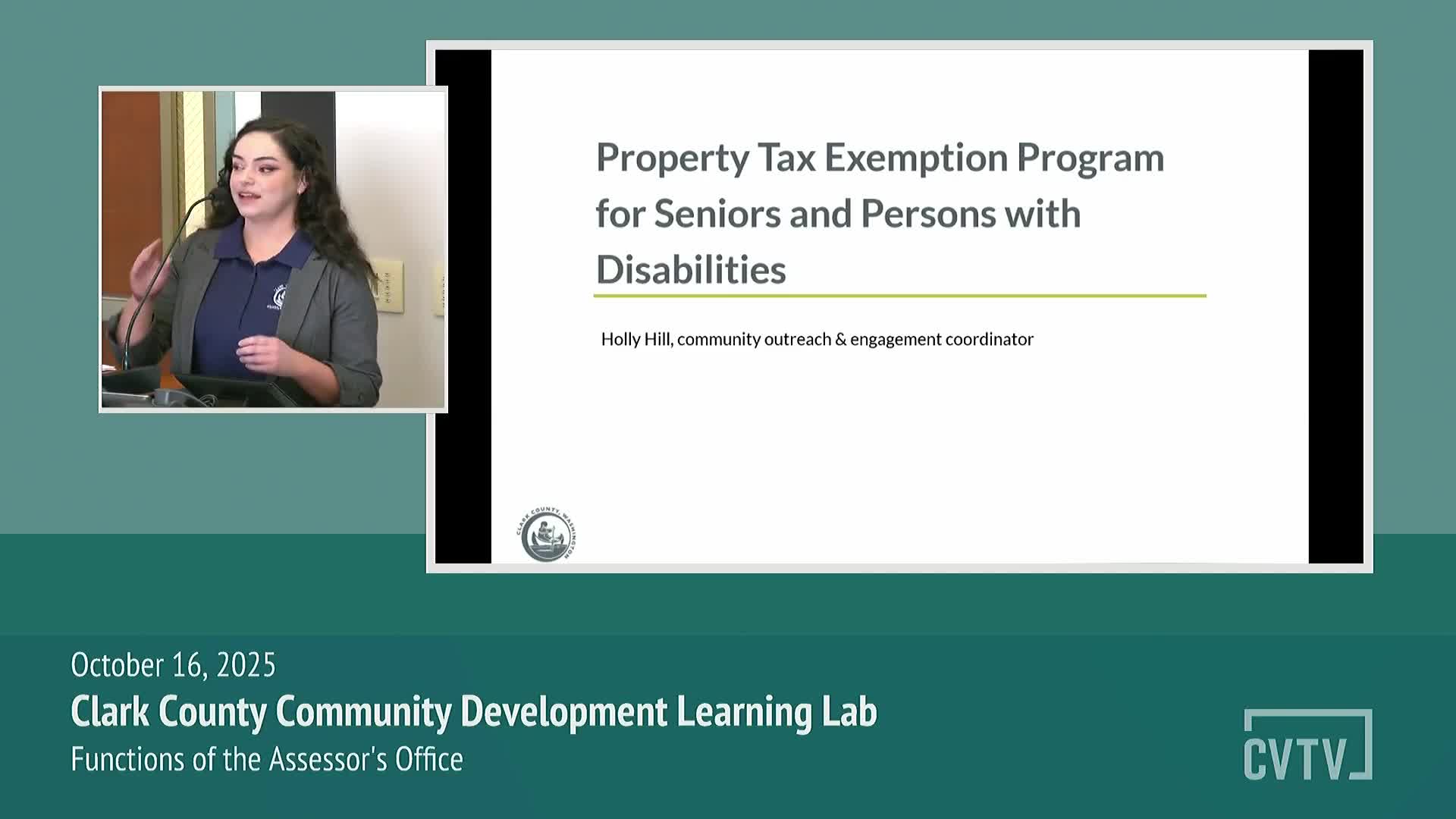 Clark County details senior and disability property-tax exemption: eligibility, benefits and application