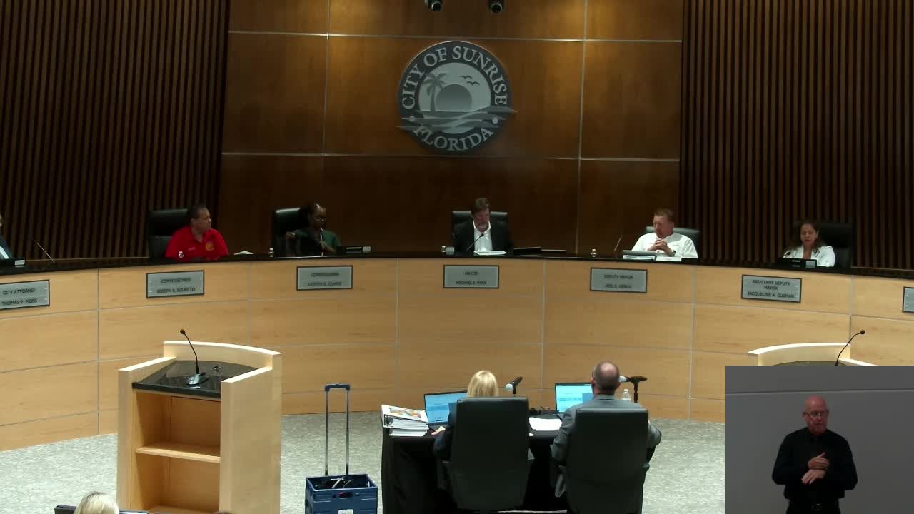 Sunrise commissioners seek more detail on $445,000 in charity requests; ask Food providers for breakdowns