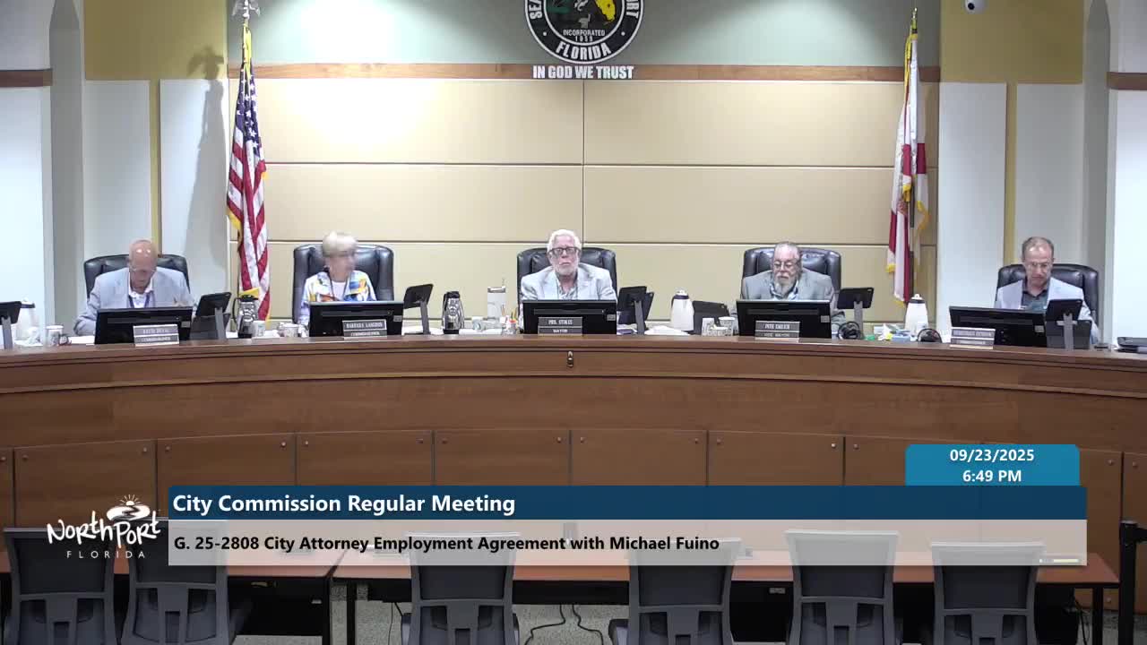 Commission hires Michael Farino as city attorney, approves employment agreement 5–0