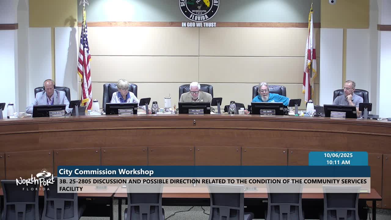North Port commissioners pledge to keep senior center, food pantry in community; direct staff to study repair, replacement and interim options