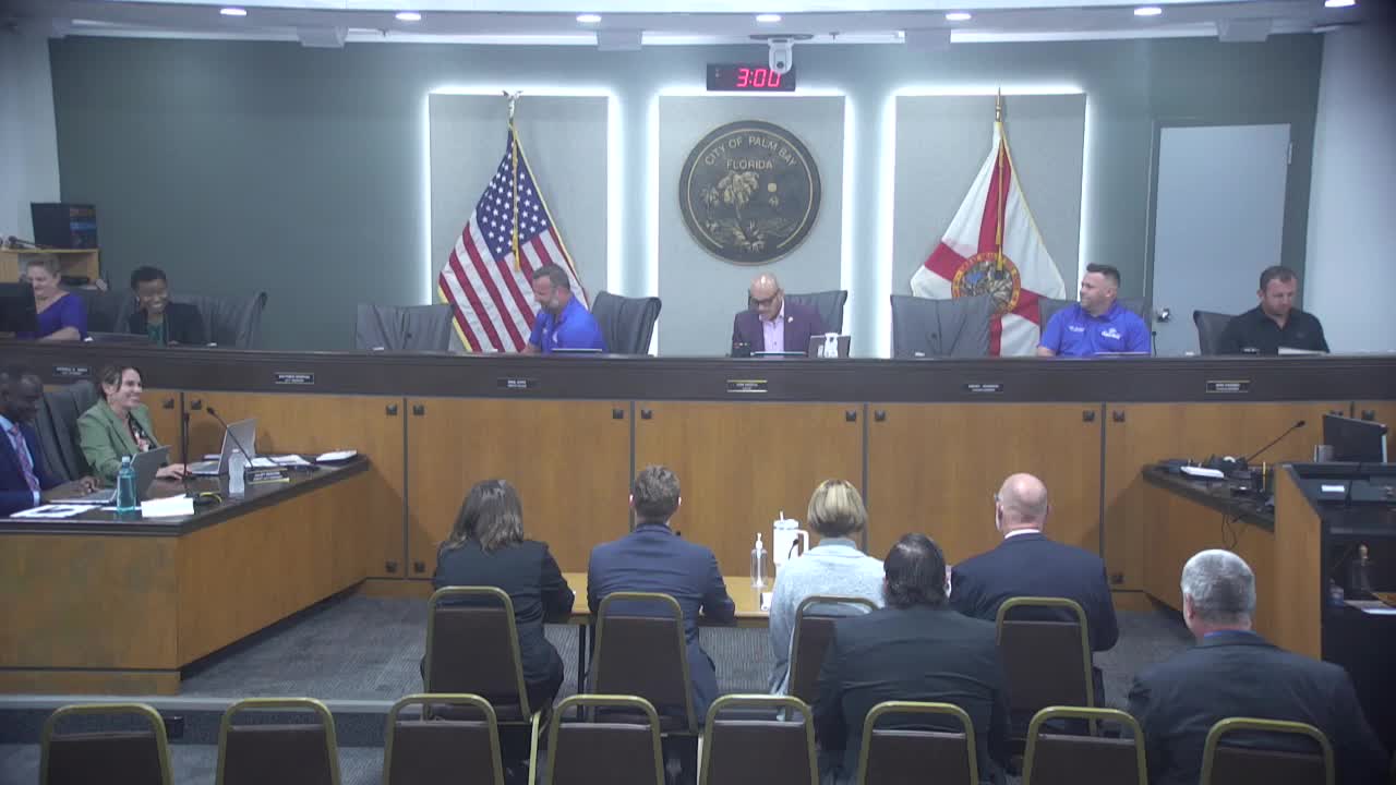 Palm Bay staff present proposed FY26 budget prioritizing public safety, roads and fleet replacement