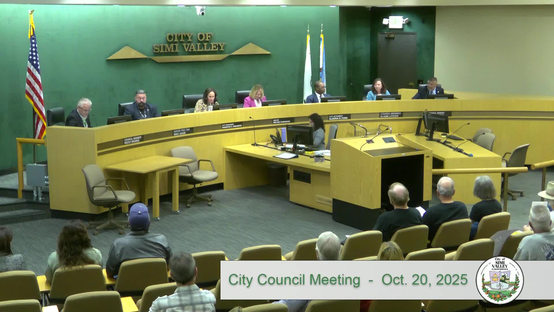 Votes at a glance: Oct. 20 Simi Valley City Council