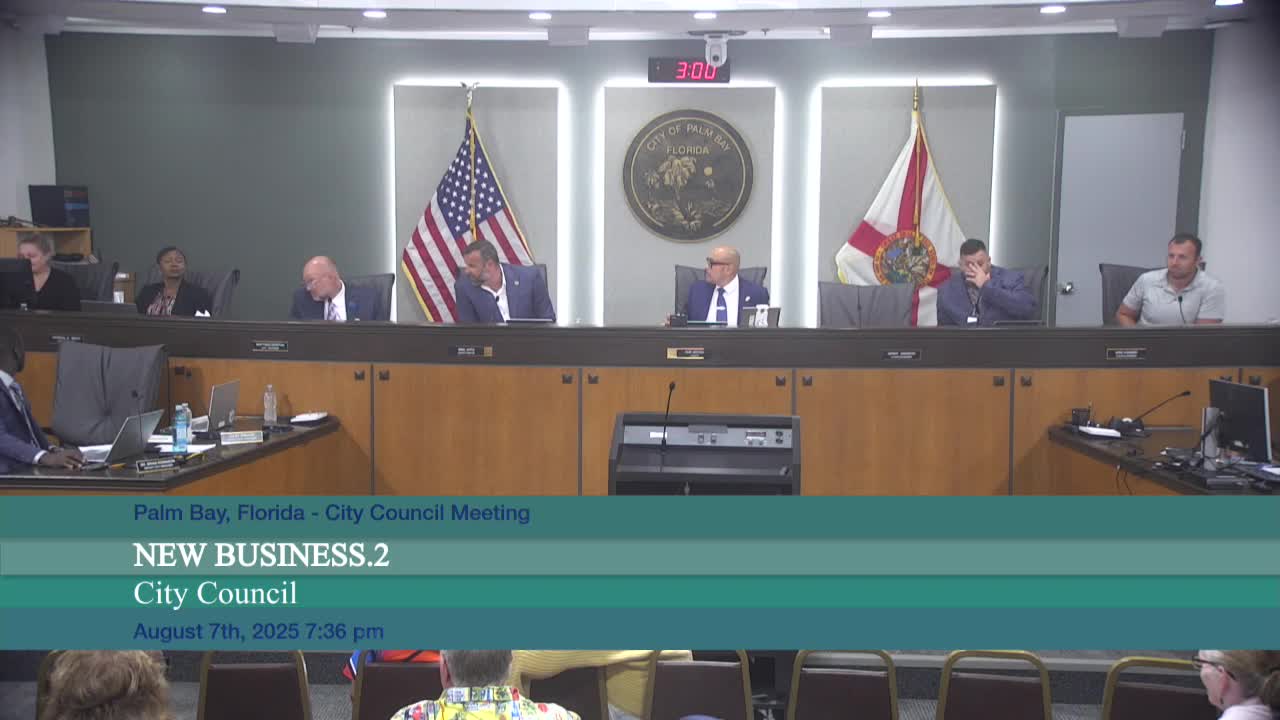 Palm Bay council denies sustainability action plan, keeps sustainability advisory board intact