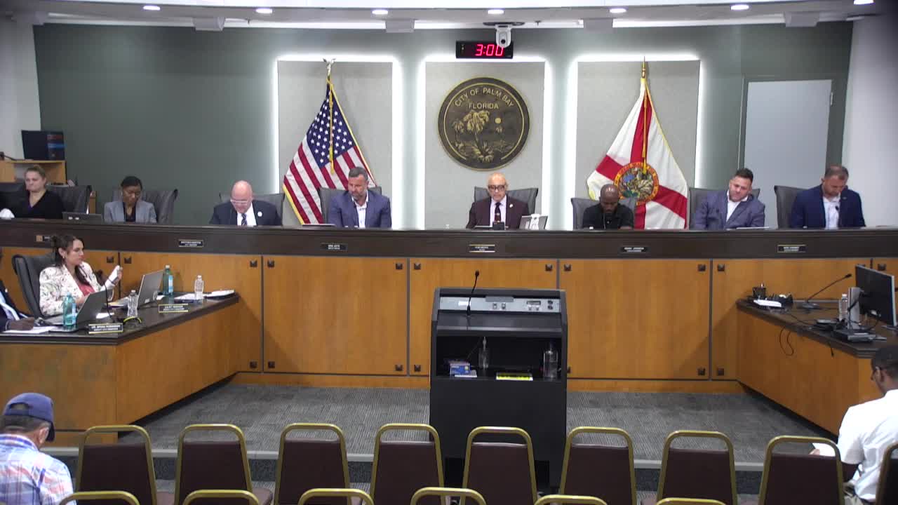 Palm Bay council approves budget amendment, ordinances and payments; earmarks Bayfront CRA funds for roads