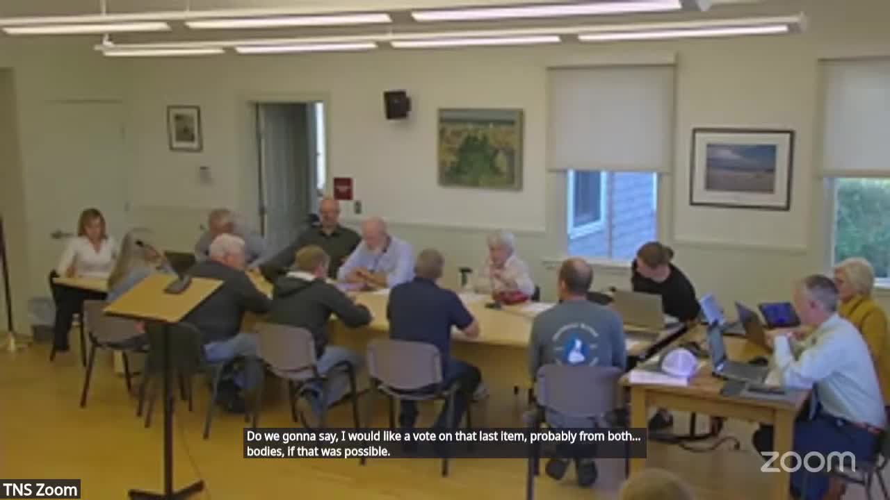 New Shoreham bodies approve management agreement; hear multi‑year water and sewer upgrades
