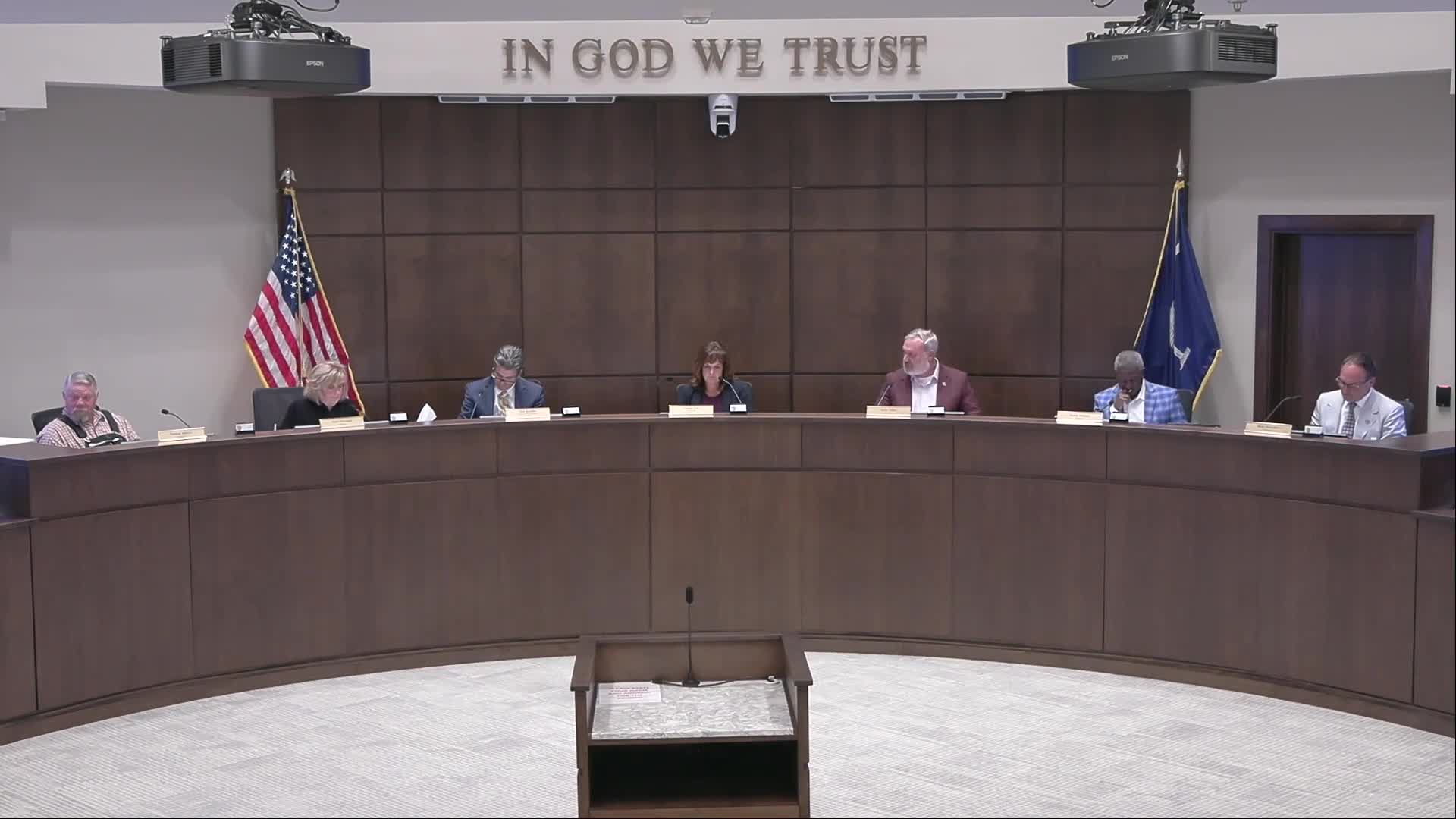 Council gives initial approval to infrastructure credit for 'Project Sample' after debate; school board asks for engagement