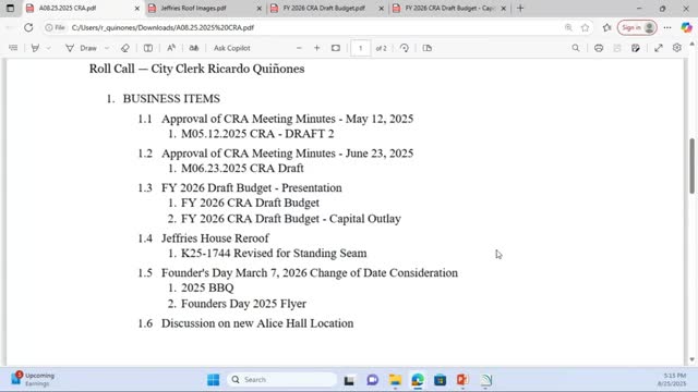 CRA votes to move Founders’ Day to March 28, 2026 to avoid event conflicts