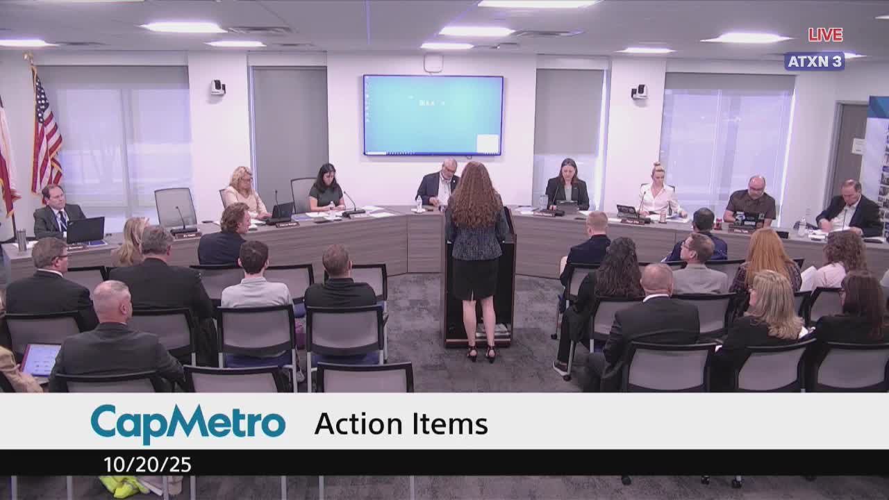 CapMetro board approves consent items, advertising contract, audit plan and calendar; ad contract guarantees $2.5M first year