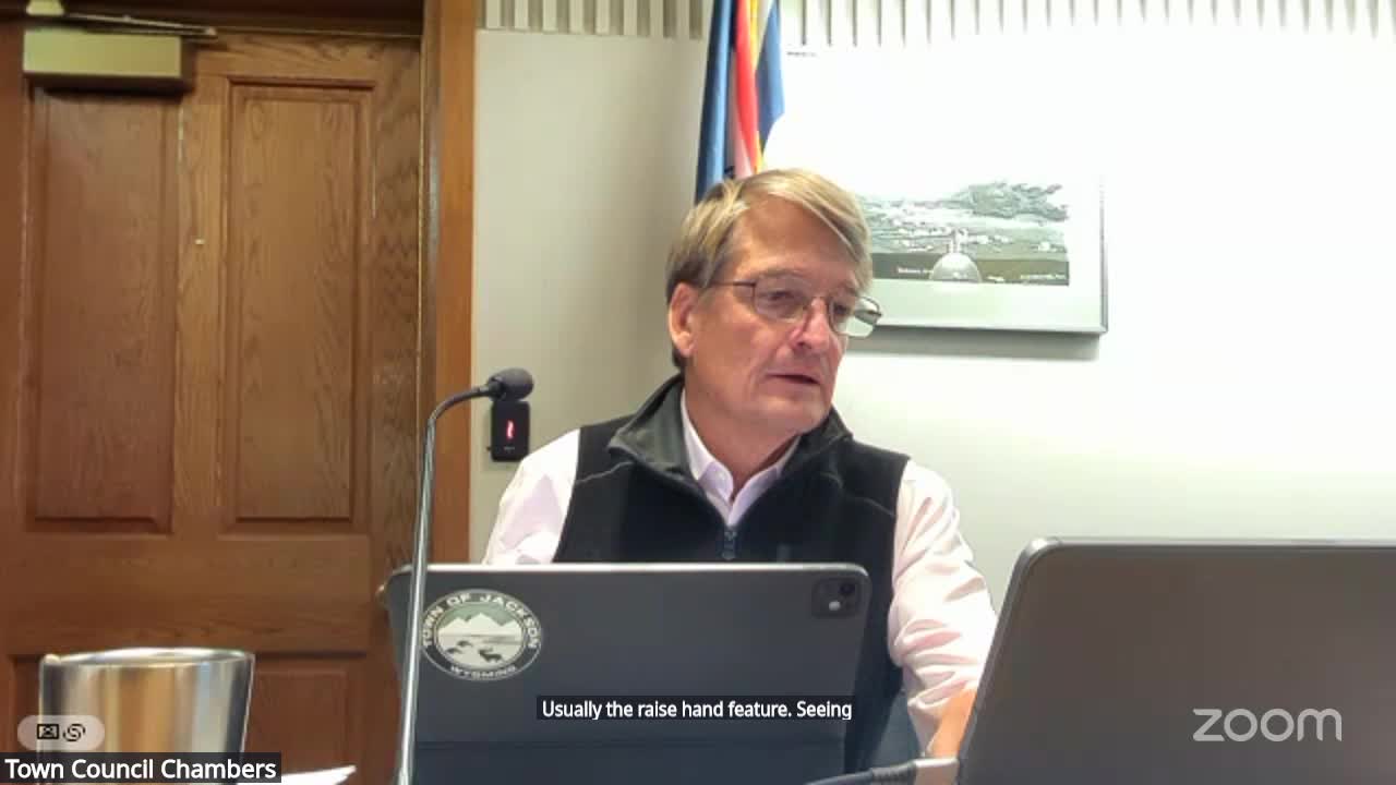 Jackson Town Council — votes at a glance (Oct. 20, 2025)