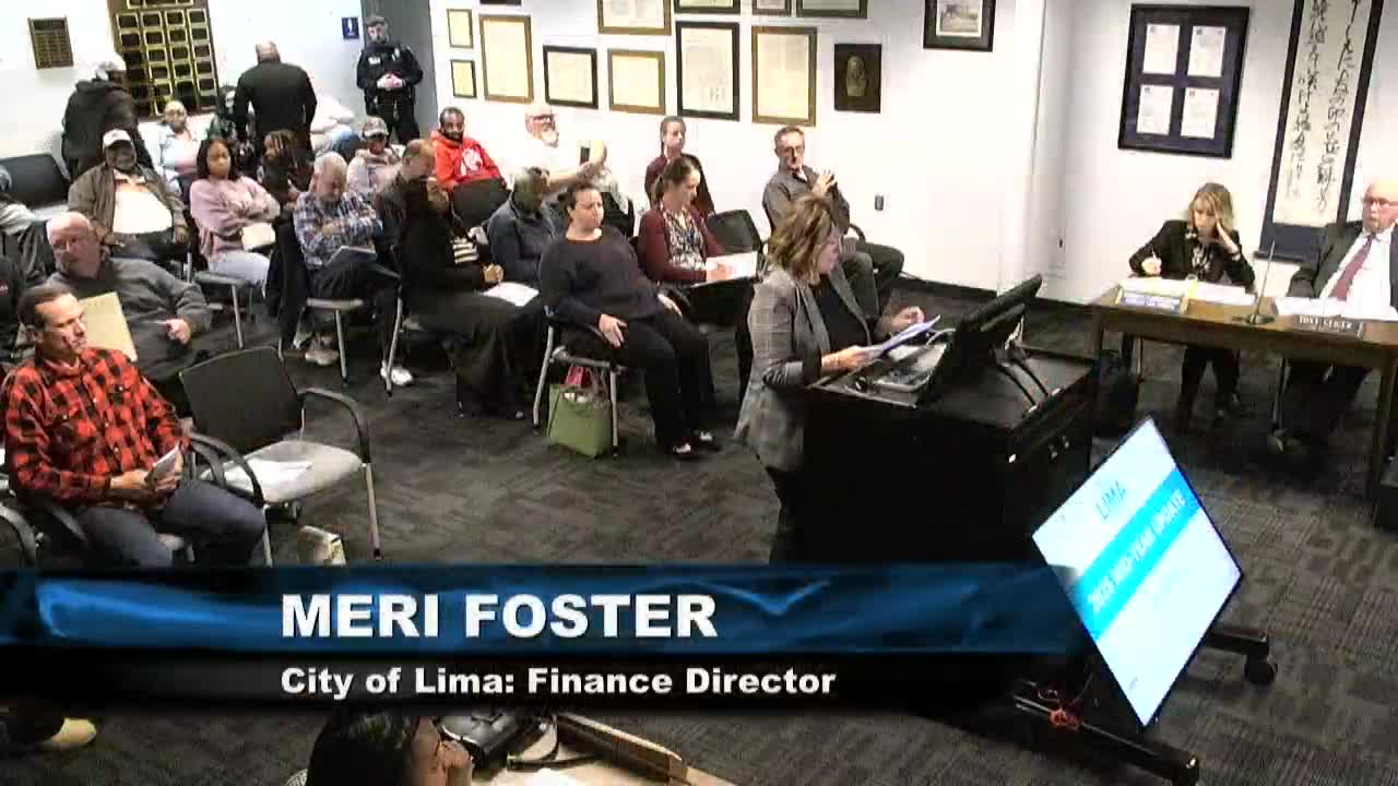 Lima finance director: city on track but faces realignment; hiring freeze in effect